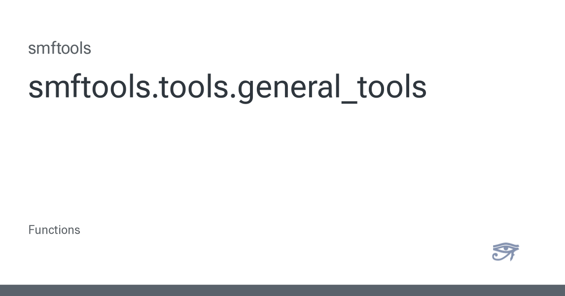 smftools.tools.general_tools — smftools